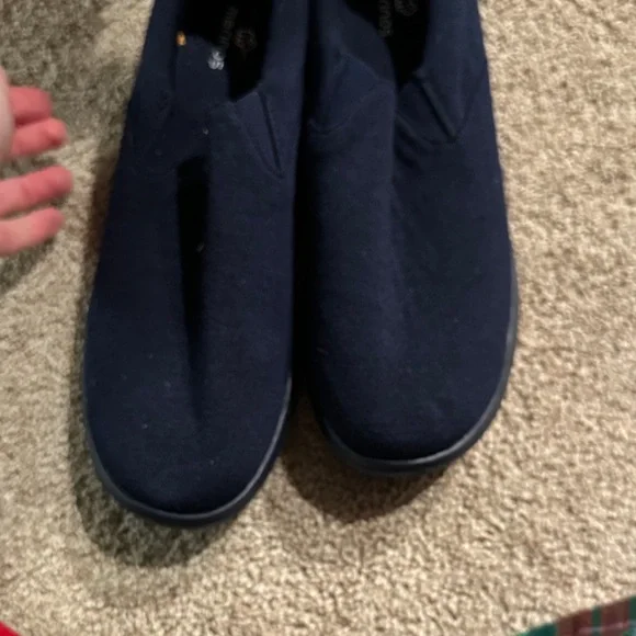 Classic Navy Women's Slip-On Loafers - Picture 3 of 9